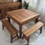 四方实木多人仿古茶桌