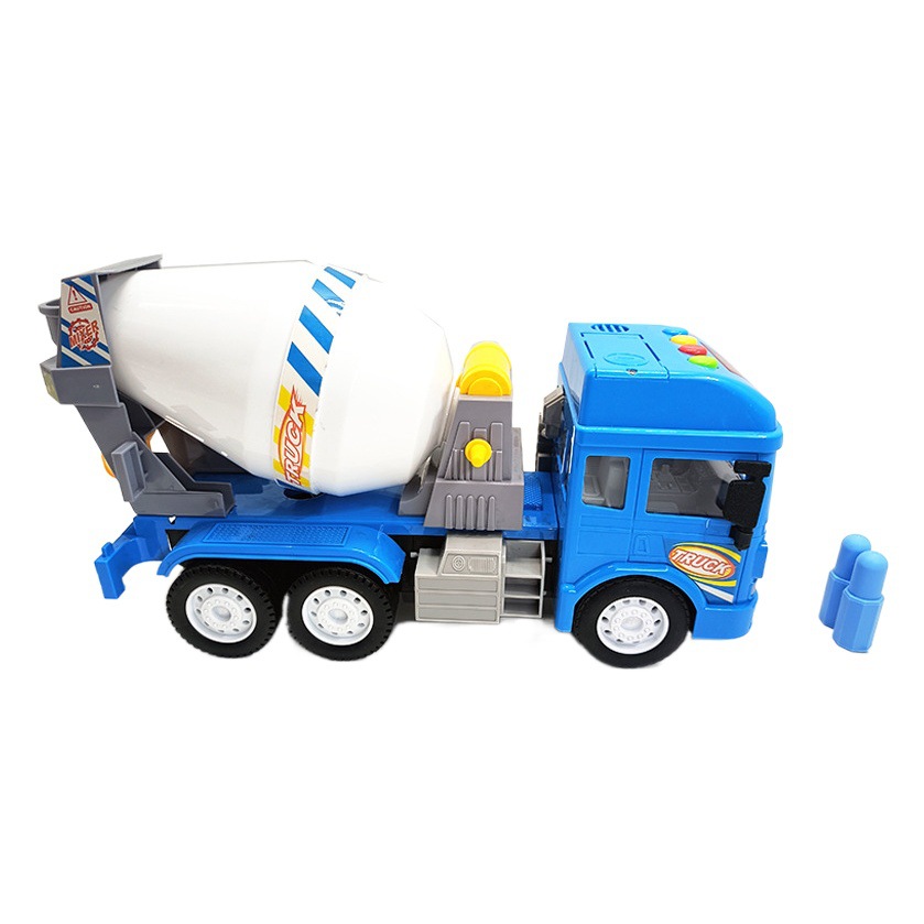 Linda historia contando la inercia del coche de juguete de los niños ingeniería de la música coche de bomberos policía coche mezclador camión vehículo todoterreno al por mayor