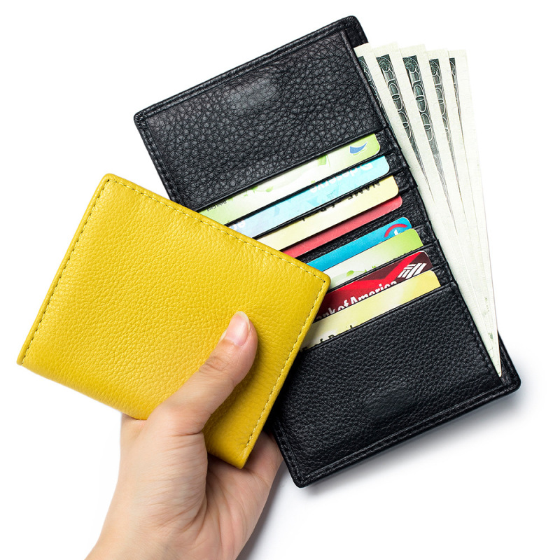 本革超薄多卡位短金銭挟み新商品頭層牛革シンプル財布女性ソフト皮小銭入れ大容量|undefined