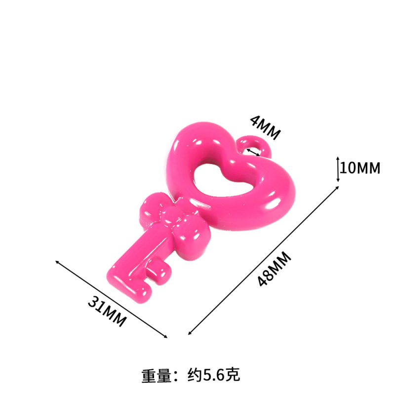 韓国マカロンキーペンダントクリエイティブ子供の diy カラフルなジュエリーアクセサリーアクリル吊り穴キーペンダント|undefined