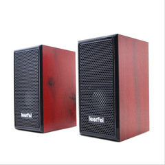 d091 Wooden Wired Portable Computer Audio Desktop Notebook Desktop In-Box Gift Small Speaker Wholesale