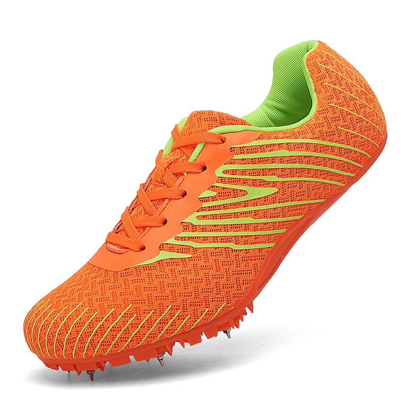 Nuevos zapatos de atletismo, zapatos de entrenamiento, zapatos de entrenamiento de atletismo, zapatos de entrenamiento de estudiantes, zapatos de clavos deportivos.