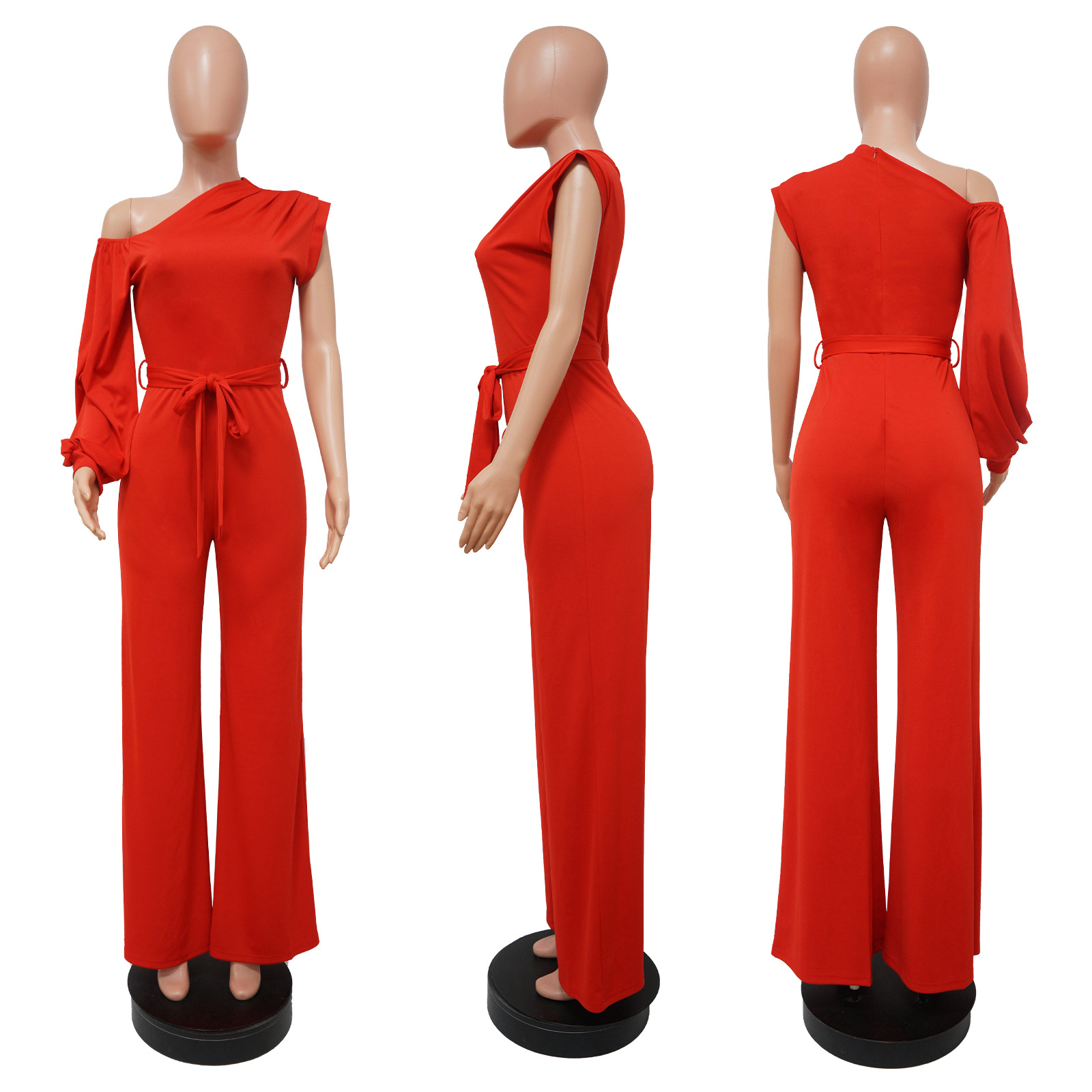 Women's Street Casual Solid Color Full Length Jumpsuits display picture 5