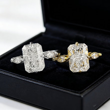 �������錚�¿�S925�y�pɫ7*10mm�L����荱����н�ָŮ�ճ�ͨ�ڿ�