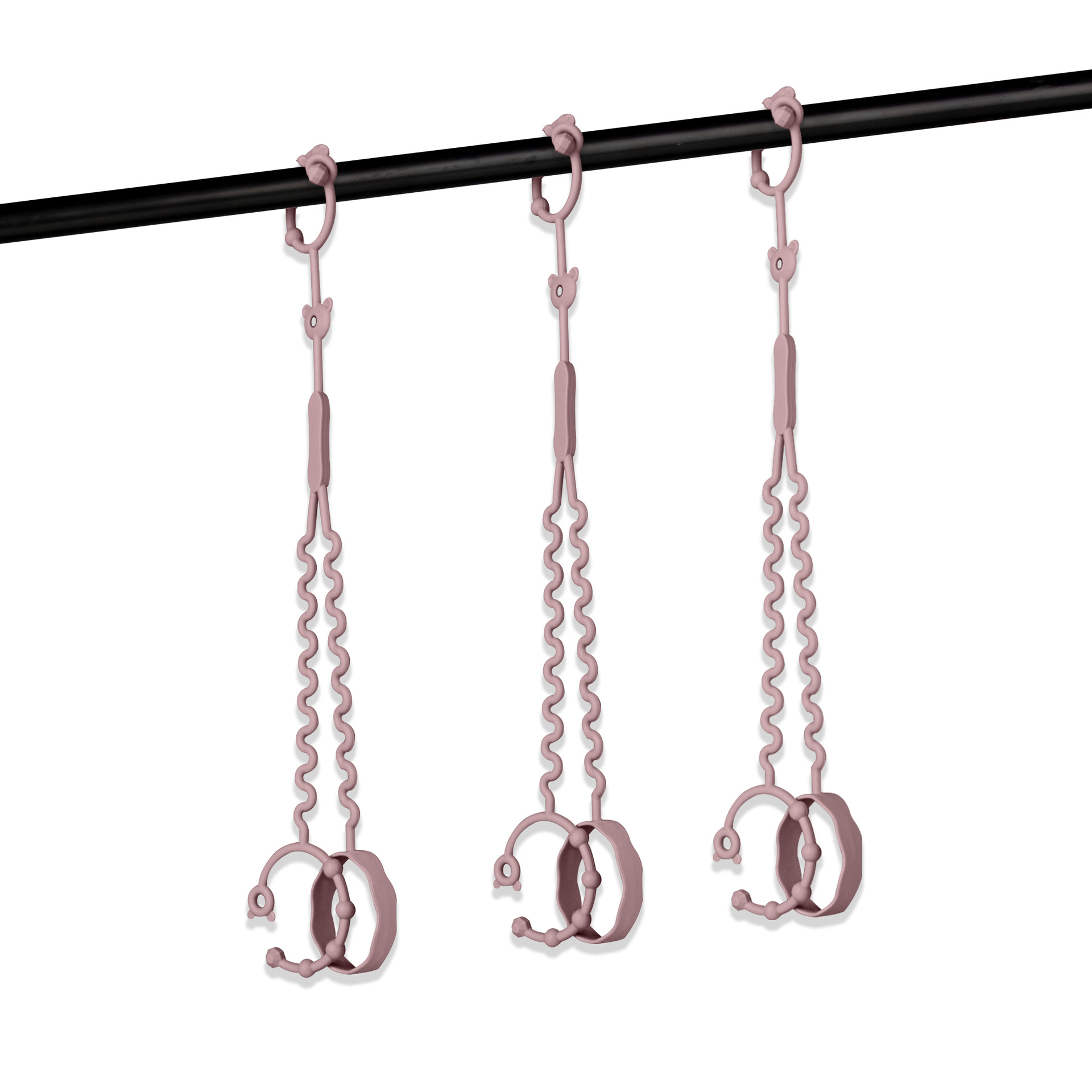 Cadena de silicona 2 en 1 para chupete y taza de bebé