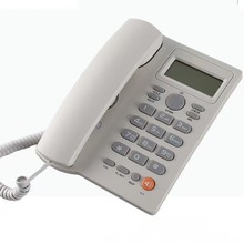 跨境外贸英文电话机免电池来电显示固定座机商务电话Telephone