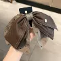 韩国咖色新款气质鲨鱼夹