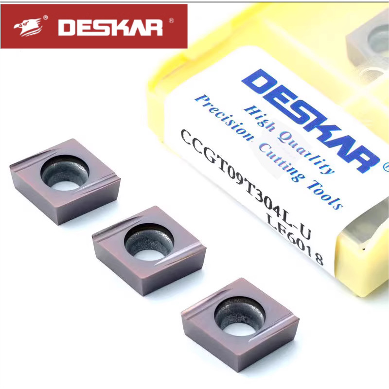 戴斯卡数控内孔菱形刀片CCGT09T302/04R-U LF6018内控不锈钢加工
