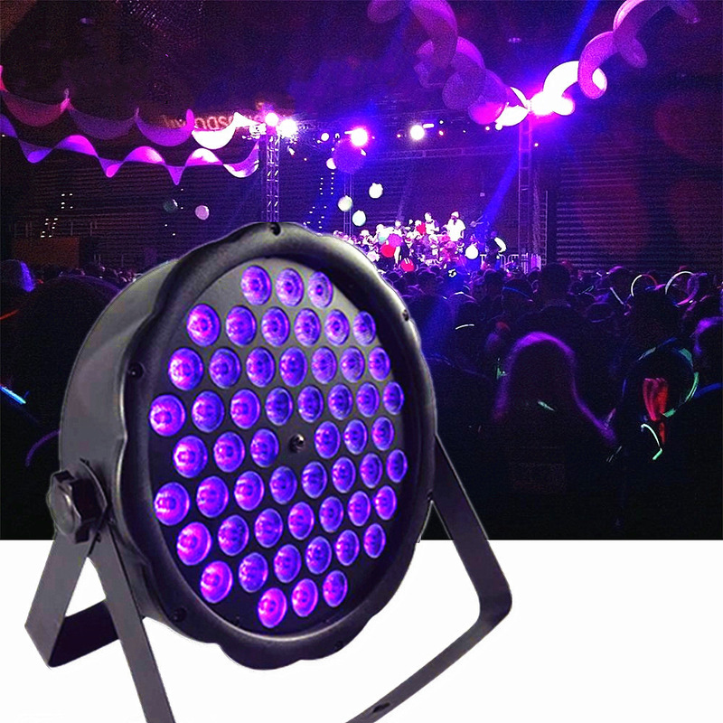 Cross-Border Led 54-Piece Par Light, 12-Piece Purple Uv Par Light, Background Fill Light, Ktv Laser Atmosphere Par Light, Stage Light