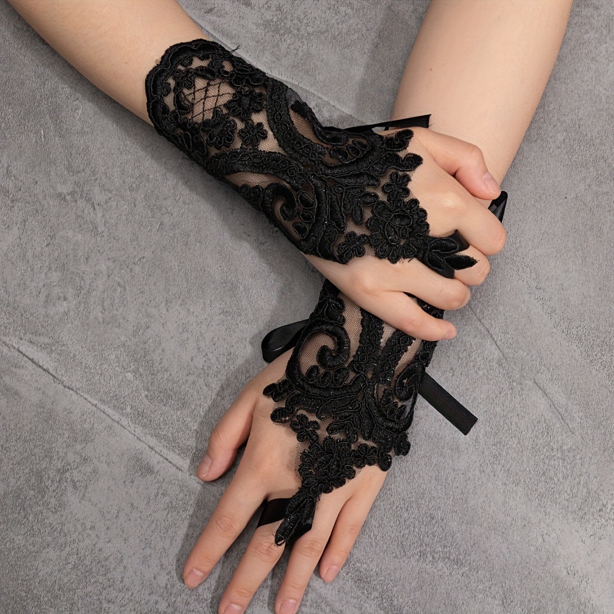 elegant black hair band