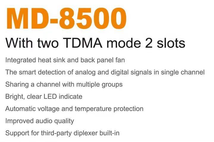 Teyitong intercom MD-8500 digital DMR outdoor relay station waterproof and dustproof positioning fire base station