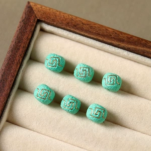 Magnesite turquoise loose beads wholesale filigree old beads Wen play accessories bracelets spacer beads transfer beads accessories
