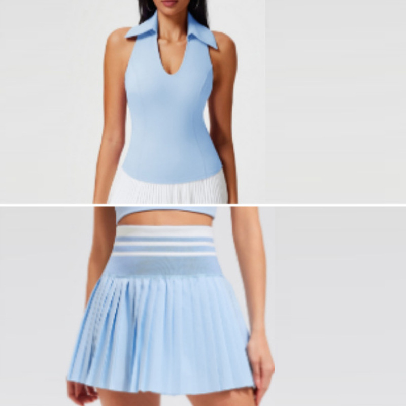 Conjunto de falda deportiva Caijue para golf, tenis y bádminton, antiexposición, para correr al aire libre.