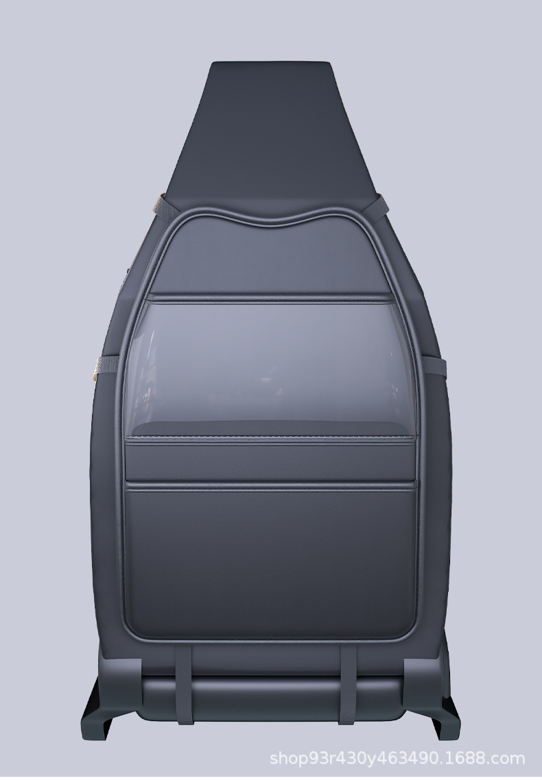Fully Enclosed Universal Car Seat Storage Anti-Kick Pad Storage Bag Car Backrest Anti-Dirty Pad Kidsren's Seat Back Pad