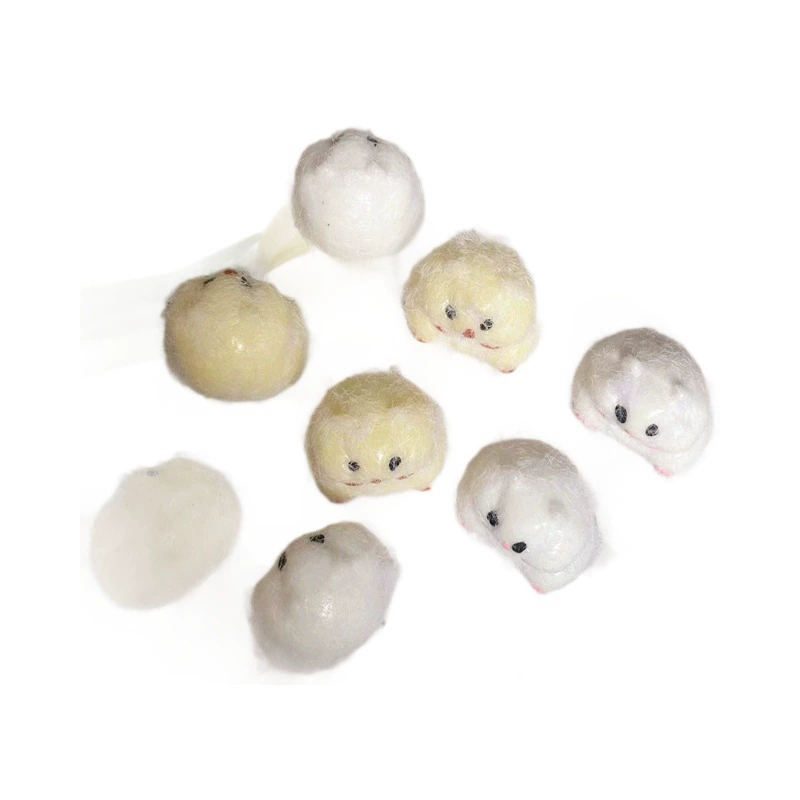 Vent Dumpling Hamster Squishy Toy, 3 cm PVC Mini Stress-Relief Keychain