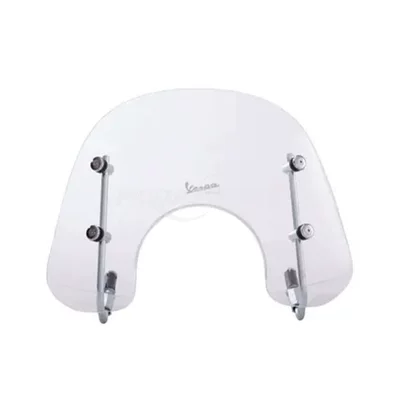 Motorcycle bumper, VESPA LX125 S125 rear bumper - lx-original-transparent-windshield