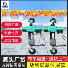 工厂定制矿用气动起重葫芦 结构耐用气动环链葫芦 矿山用气动葫芦