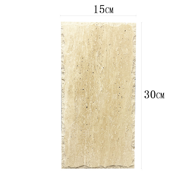 Estilo antiguo amarillo travertino irregular encaje plano hotel joyería de baño bandeja de almacenamiento pendientes exhibición de joyas