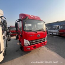 出口一汽解放4米2轻卡货车底盘 170马力平板 花栏 厢货运输车