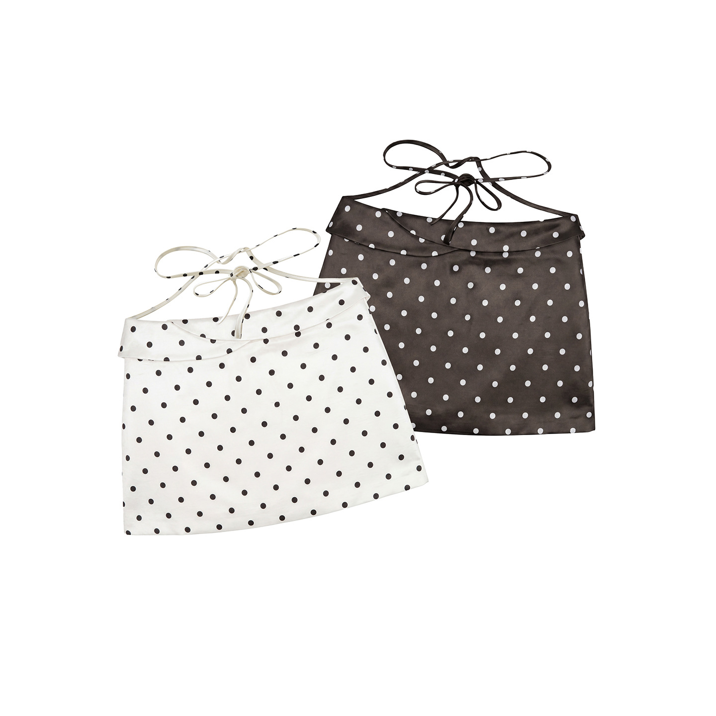 2026 Women's Clothing Summer Temperament Slimming Age-reducing Skirt Polka Dot Anti-light A-word Short Skirt Trouser Skirt_ecoleips.com