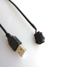 USB 2.0 A �� �DMOLEX 3.0 6P �Դ�B�Ӿ� 2464 22AWG �t�ھ�