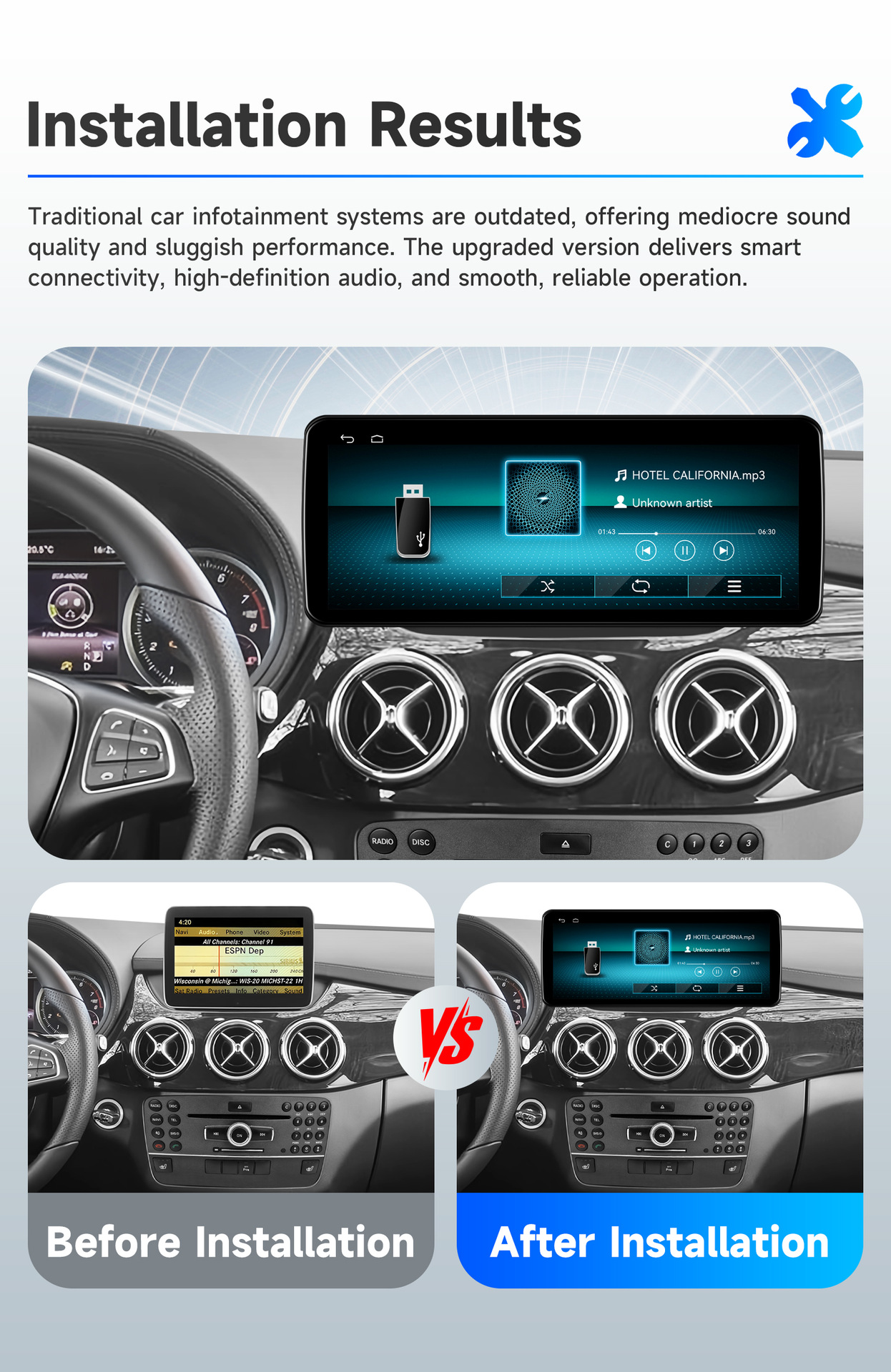 12.3inch Suitable for Mercedes-Benz B-Class 11-13 models, a navigation car GPS central control large screen all-in-one device