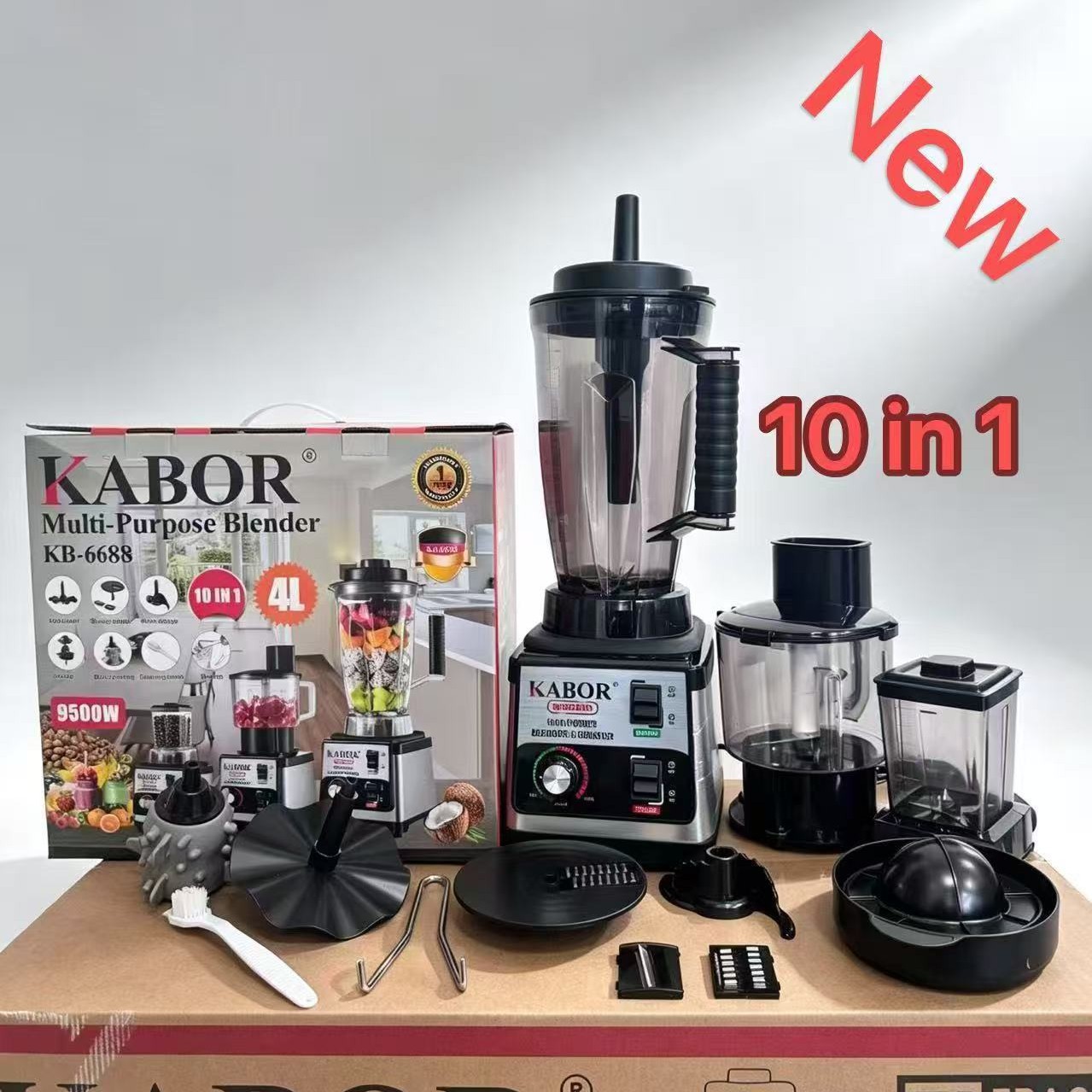 10 in 1 blender 9530 motor多功能不锈钢大容量破壁机搅拌机出口