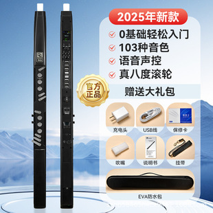Electric Wind Instrument Factory Direct Sales Spot Wholesale Professional Wind Instrument Electric Saxophone Flute Instrument Holiday Gift
