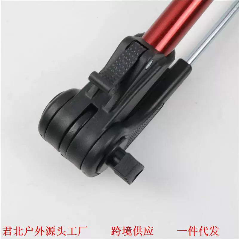 Junbei Outdoor Нержавеющая сталь Battery кронштейн ручная сушеная удочка двойного назначения