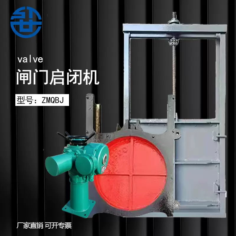 启闭机闸门一体式手摇电动铸铁钢制不锈钢螺杆式河道水利水闸拍门