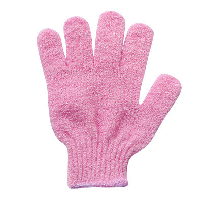Guantes de baño de cinco dedos Guantes creativos Toalla de baño Exfoliante de cinco dedos Toalla de baño exfoliante Toalla de baño de doble cara para adultos