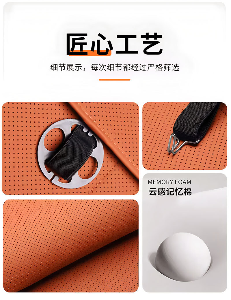 Car Seat Cushion Upgraded with Thickened Leg Rest, Integrated Extended Leg Rest, Suitable for All Seasons, Comfortable Leg Rest, Queen Seat Cushion