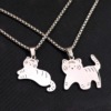 Cartoon cute pendant stainless steel, necklace for beloved, accessory, wholesale