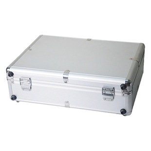 Industrial aviation aluminum alloy toolbox portable hardware storage aluminum alloy box anti-collision instrument multifunctional aluminum box