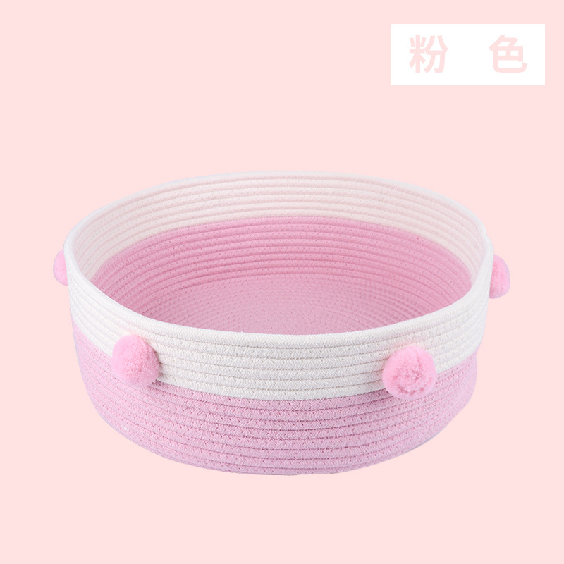 Fábrica al por mayor popular en línea Celebrity Four Seasons nido de gato universal resistente a los arañazos cuerda de algodón resistente a los mordiscos tejida nido de gato Cama de Gato