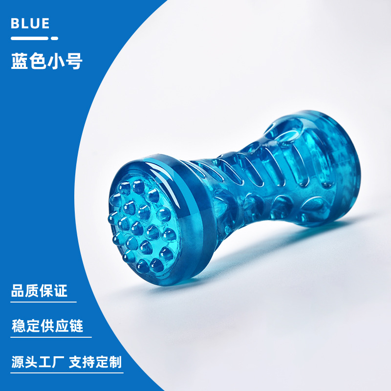 Tpr sonando juguete para mascotas nudo sólido hueso de perro resistente a mordeduras palo de molienda Juguete para perros Amazon venta caliente suministros para mascotas