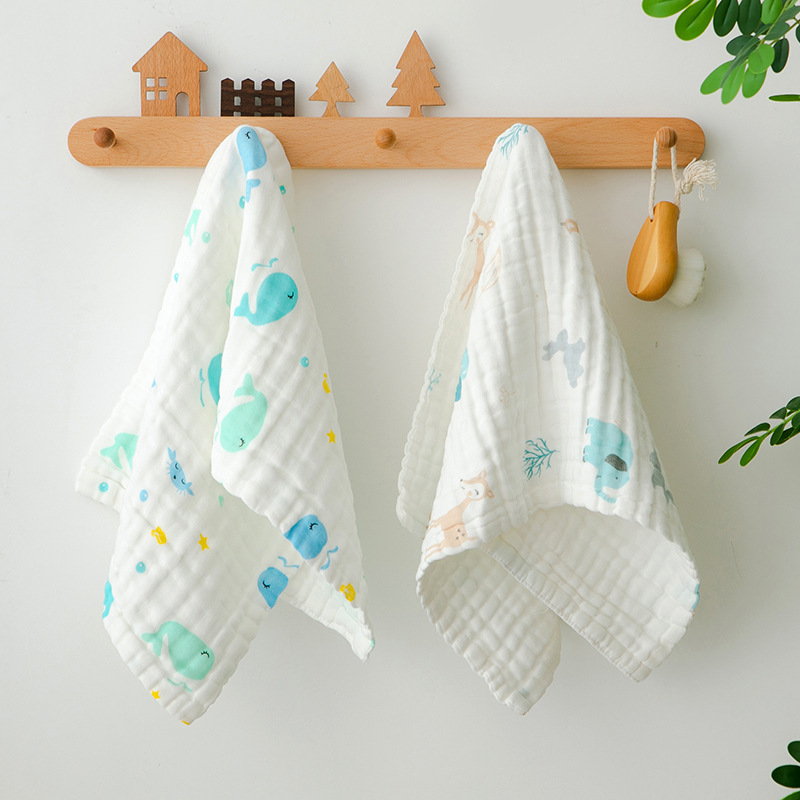 Towel Face Wash Pure Cotton Household Water-Absorbent Lint-Free Class a Adult Classy Gauze Double-Sided Men's and Women's Bath Towel