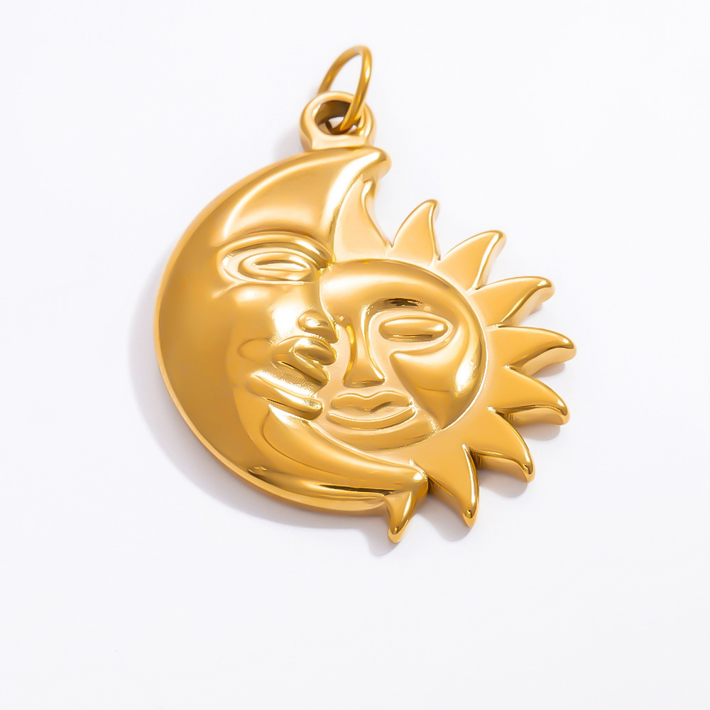 3g Weight 0.03µm-0.05µm Gold Plating Thickness PVD Coated Gold Plating Process Pendant Jewelry Making Type 32.47mm Jewelry Making Size Real Gold Plated Plating Material Pearl, Zircon Inlay Material DIY Jewelry Accessories Classification 1 Piece Quantity 304 Stainless Steel Material Sun, Moon, Heart Shape Pattern All Seasons Season Polished Finish Simple Style Style Waterproof Non Tarnish, Inlay Craft 1 Piece 32.47mm 304 Stainless Steel Pearl Zircon PVD Coated Real Gold Plated Sun Moon Heart Shape Polished Pendant DIY Jewelry Accessories 8