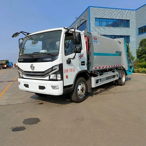 Pure electric compression garbage truck with sealed container and sewage tank for municipal sanitation and street waste collection and transportation