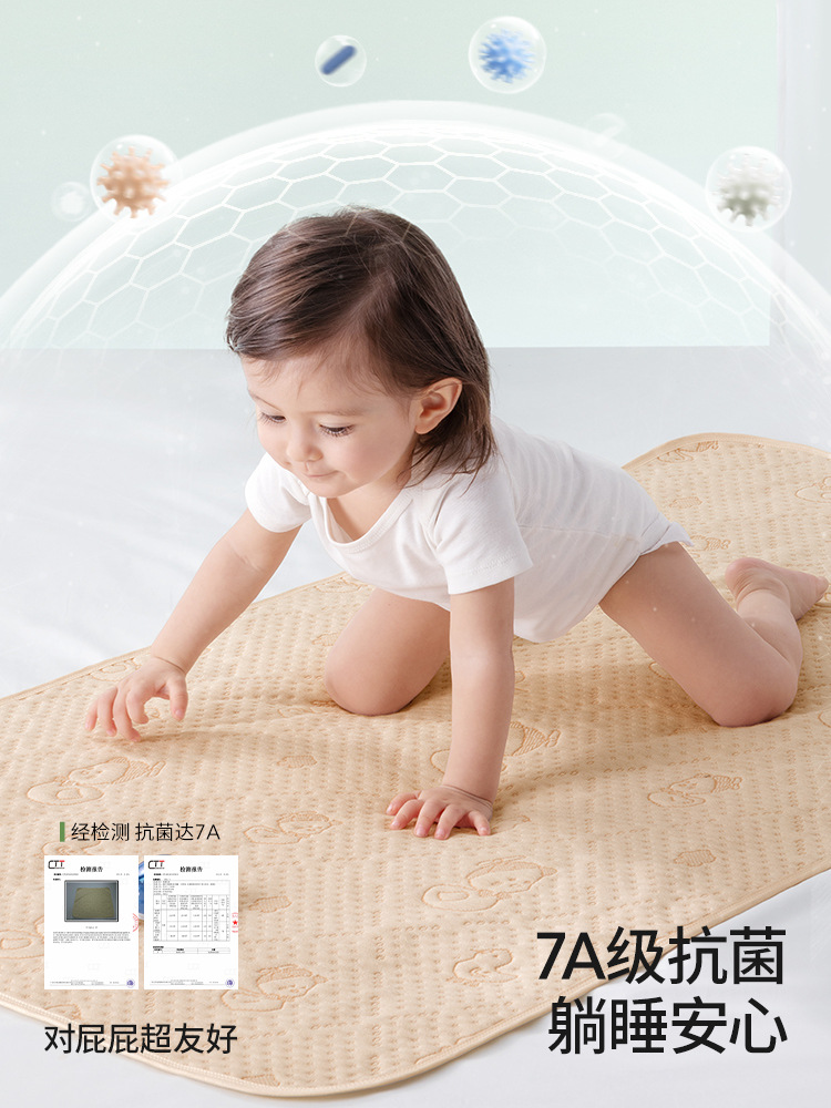 Beipesi bebé pañal pad de gran tamaño bebé niños impermeable lavable sábana transpirable antideslizante tía pad cuidado