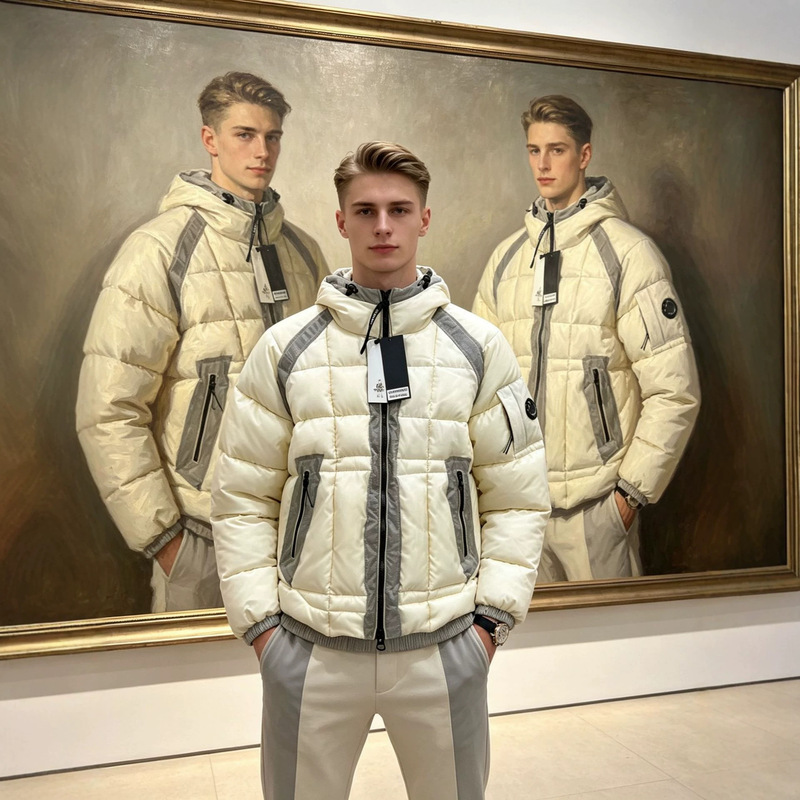 Cross-border foreign trade C.P.Company cotton jacket for men and women, loose-fitting winter cotton coat, thickened and warm top