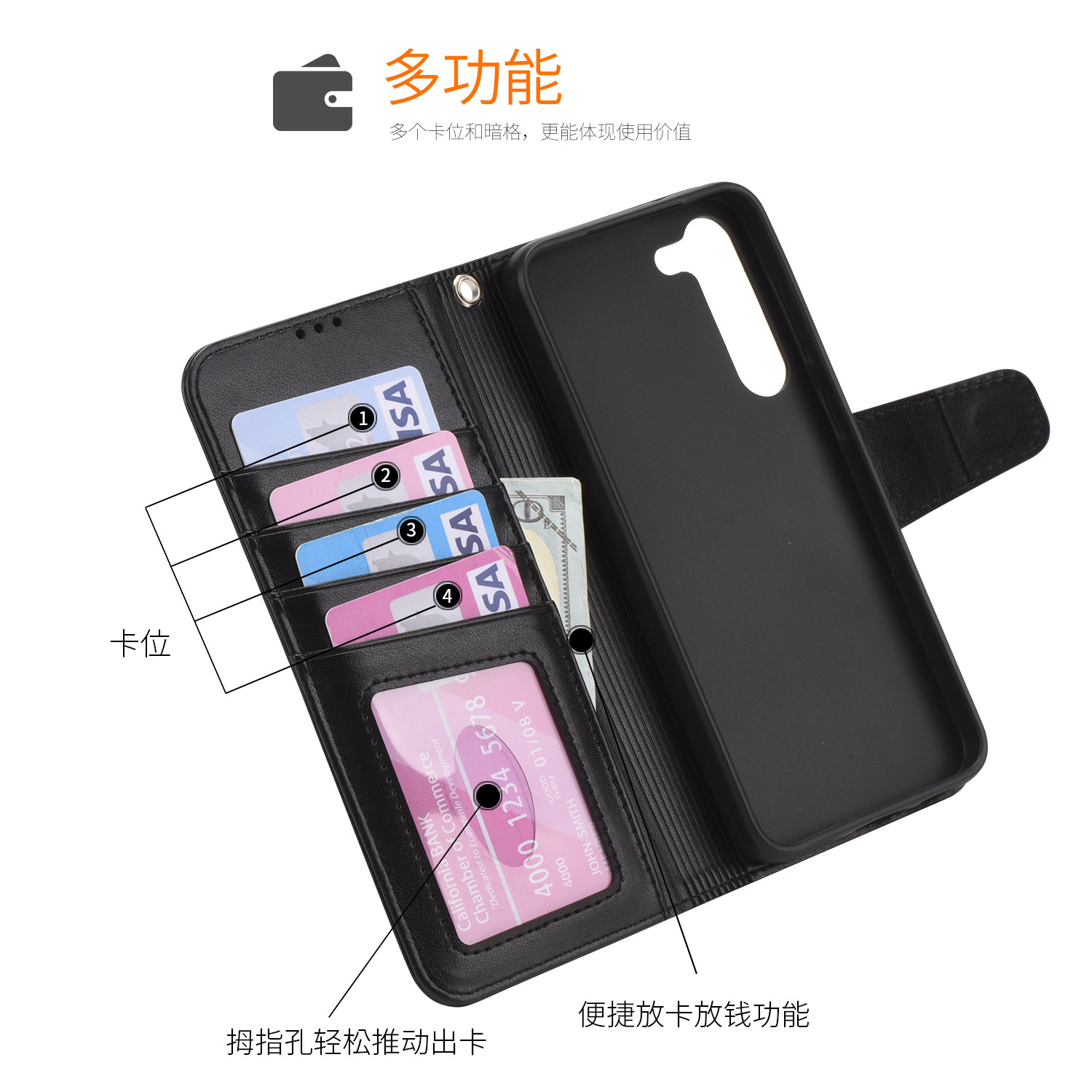 Samsung Galaxy S23 plus wallte