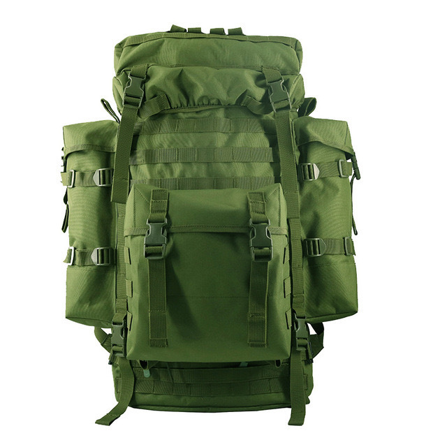 Bolso de montañismo de deportes al aire libre mochila al aire libre bolso de senderismo mochila grande de gran capacidad 80L bolso de equipo ruso