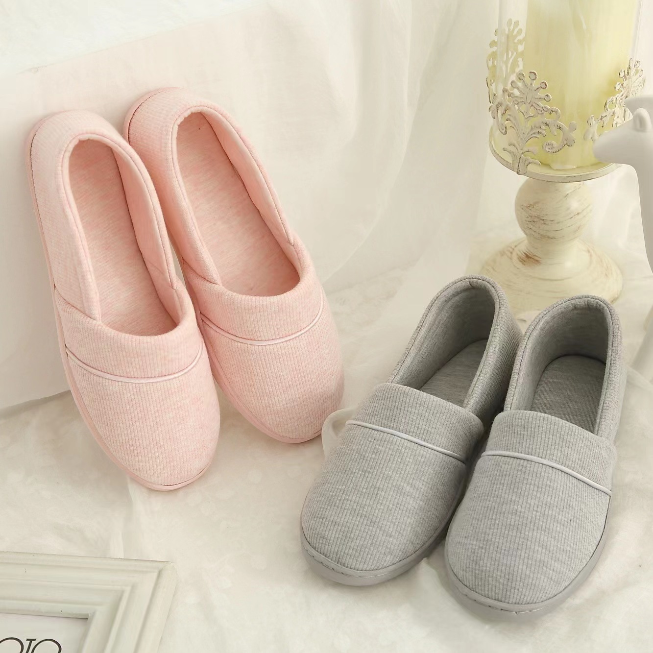 Spring, Summer, and Autumn Maternity Shoes with Covered Heels, Soft-Soled Breathable Slippers, Home Shoes for Prenatal and Postnatal Use, Large Size, Non-Slip, Comfortable