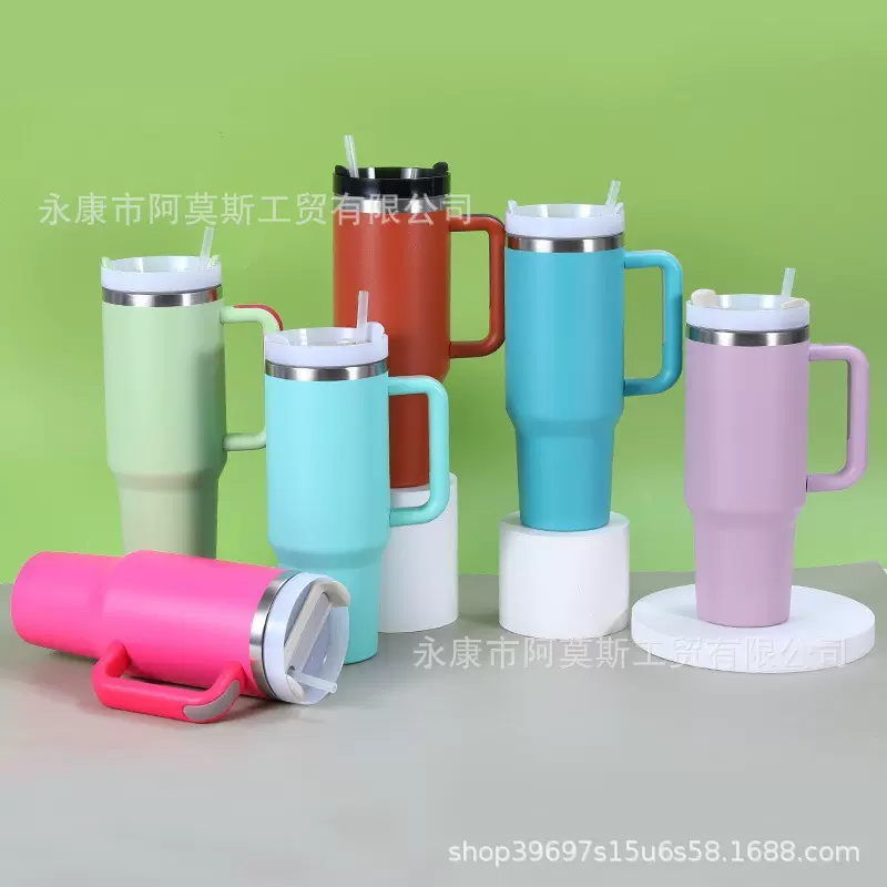 跨境40oz二代手柄杯不锈钢保温保冷冰霸杯户外车载汽车杯现货批发