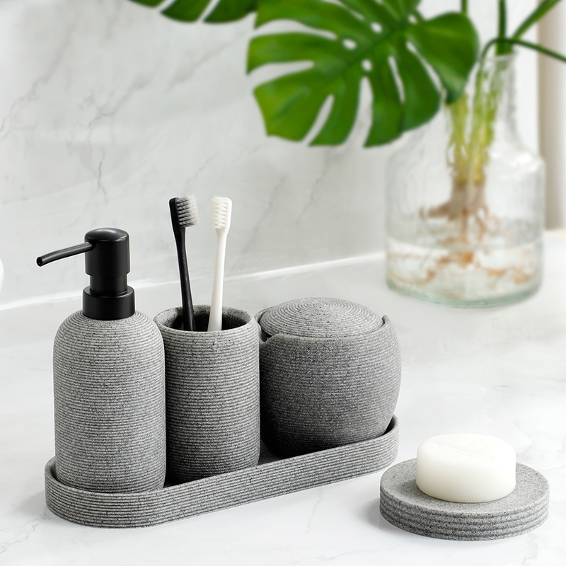 Simple creativo ins estilo baño almacenamiento decoración traje escritorio aromaterapia taza baño enjuague bucal taza loción taza