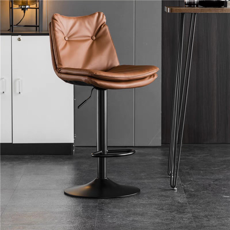 Bar Chair Modern Simple Lift Light Luxury Home High Stool Bar Stool Cashier Chair Backrest Bar Chair Stool