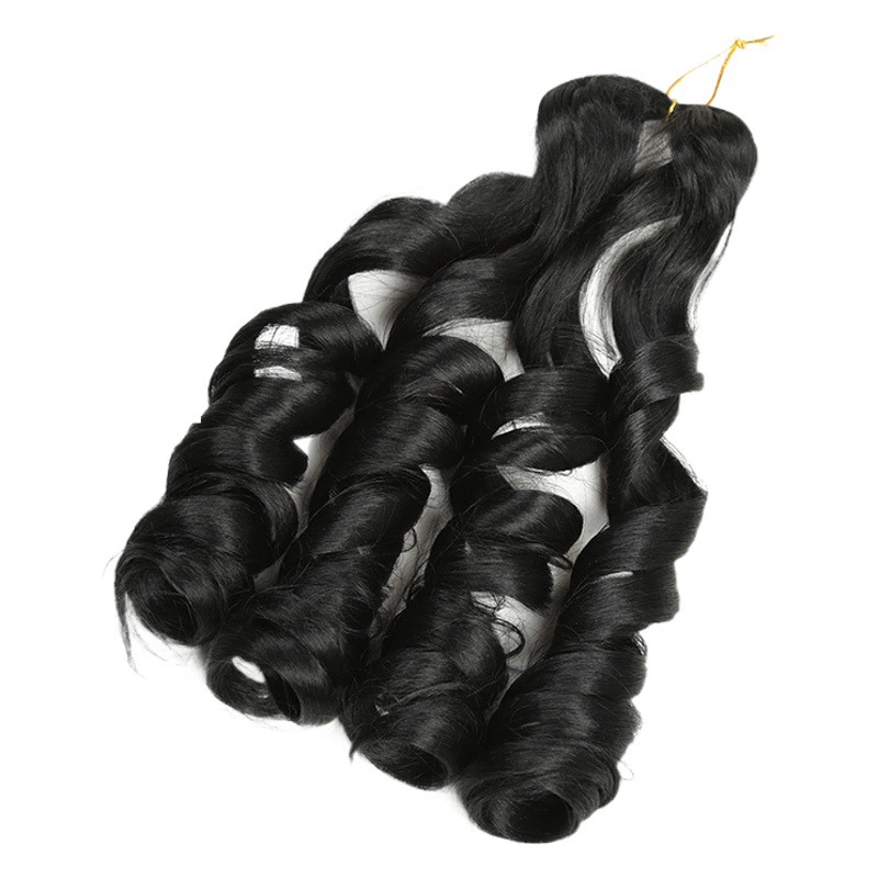 Французские вьющиеся свободные волны крючком волосы крючком парик косички