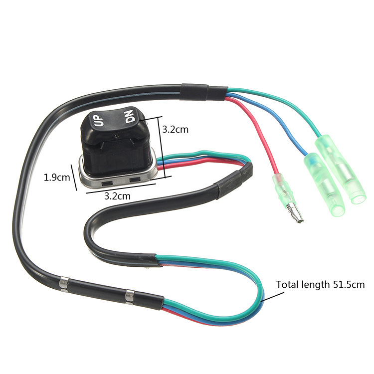 Suitable for Outboard Motor Starter Fine-Tuning Lift and Tilt Switch 703-82563-02-00 87-18286A43