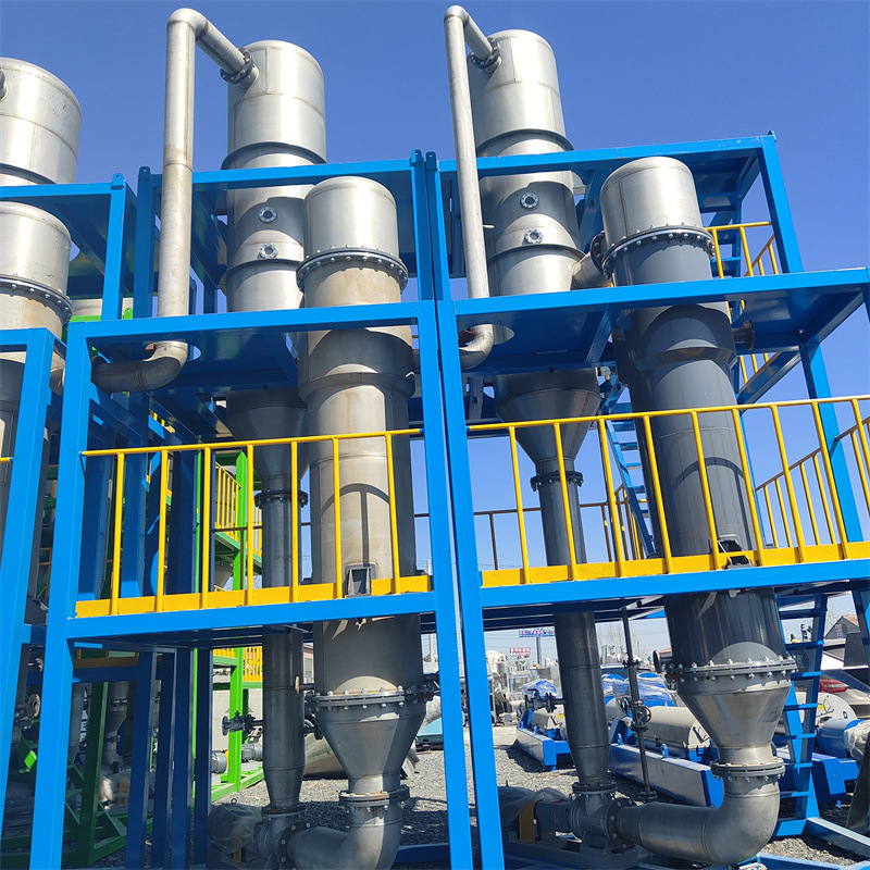 出售二手立式蒸发器 三效降膜蒸发换热  浓缩降膜蒸发器